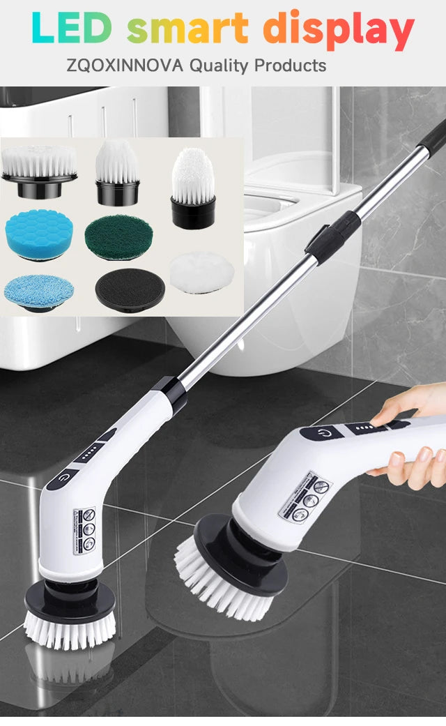 HomeShine™ SpinPro – 3-in-1 Cordless Electric Cleaning Brush