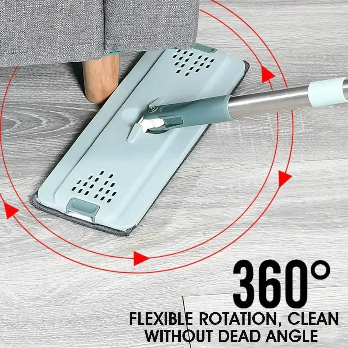 Flat Squeeze Mop with BucketFlat™