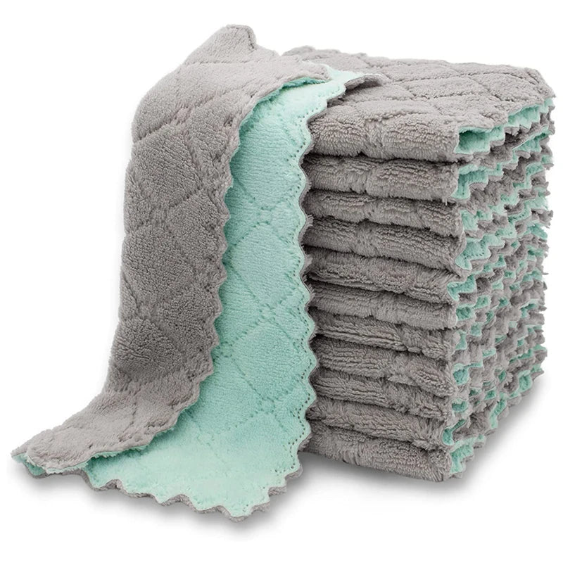 Kitchen Cloth Dish Towels Super Absorbent.