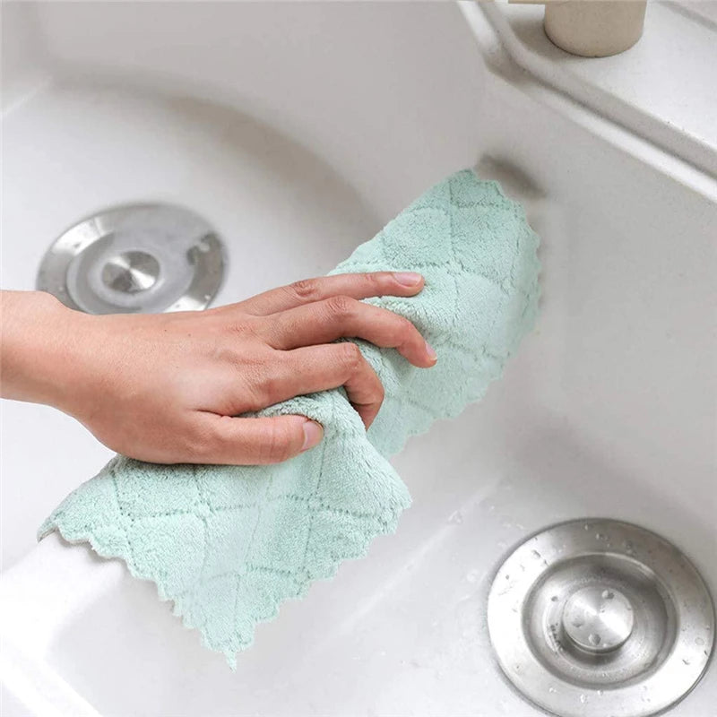 Kitchen Cloth Dish Towels Super Absorbent.