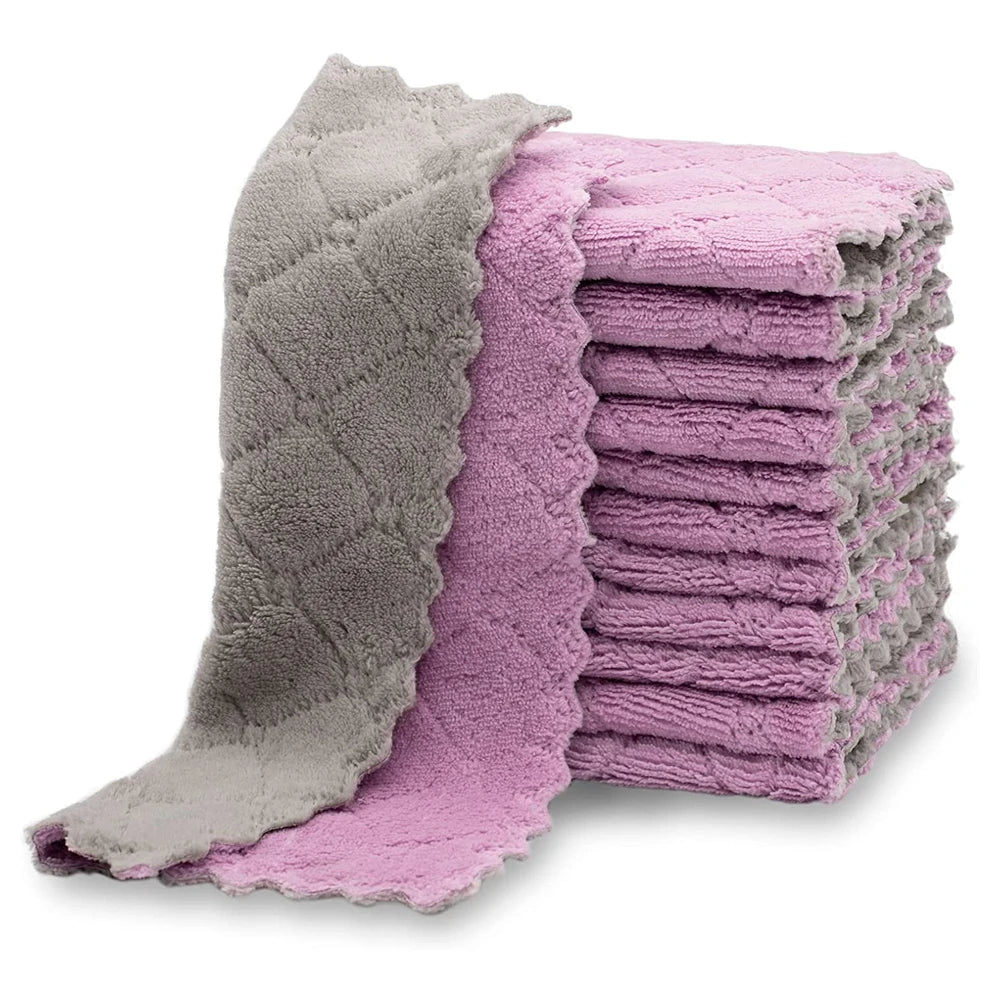 Kitchen Cloth Dish Towels Super Absorbent.