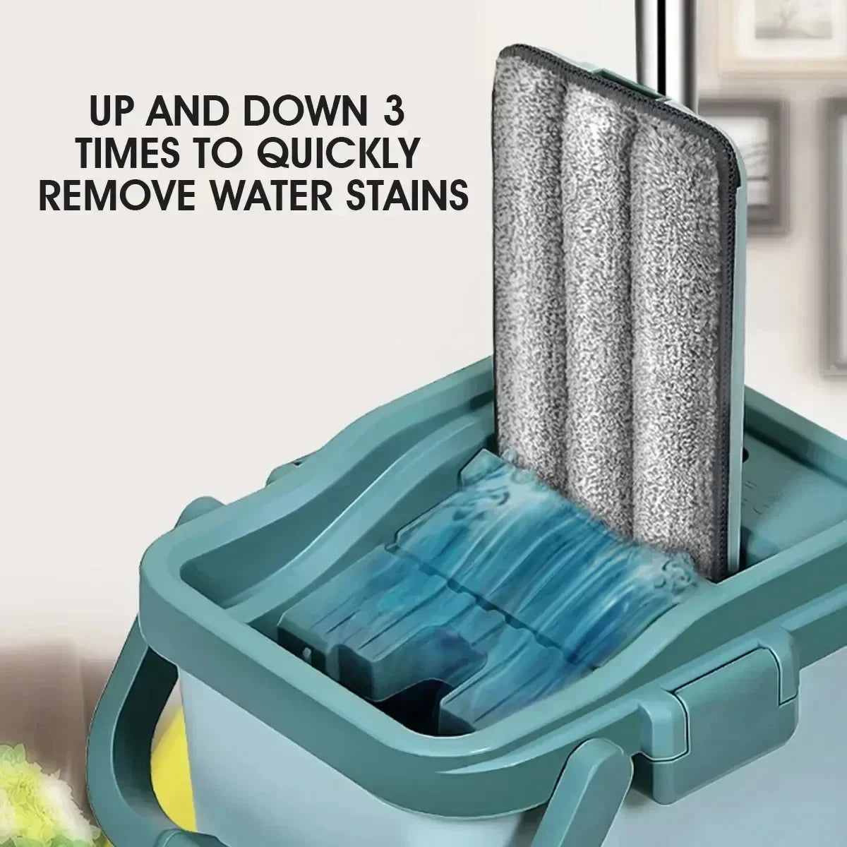Flat Squeeze Mop with BucketFlat™