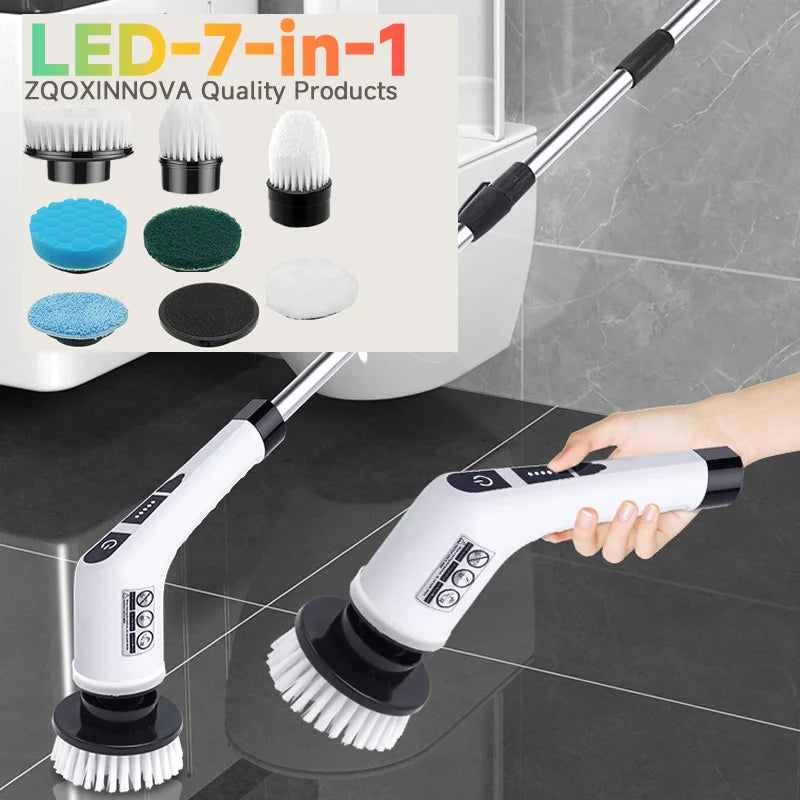 HomeShine™ SpinPro – 3-in-1 Cordless Electric Cleaning Brush