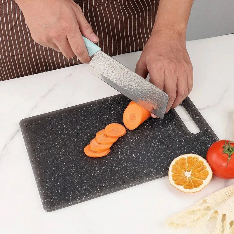 Marble Textured Antibacterial Cutting Board