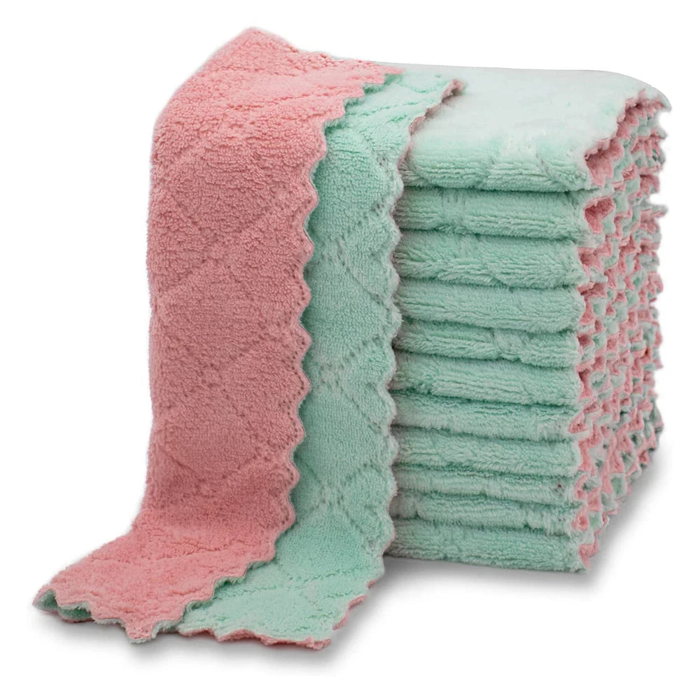 Kitchen Cloth Dish Towels Super Absorbent.